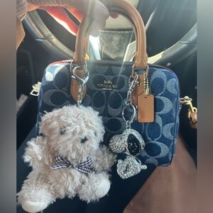 Coach mini denim Rowan